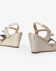 Sandal Đế Xuồng Hạnh Dung Quai Đắp Mảnh Chéo 9F HD02258AB