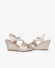 Sandal Đế Xuồng Hạnh Dung Quai Đắp Mảnh Chéo 9F HD02258AB