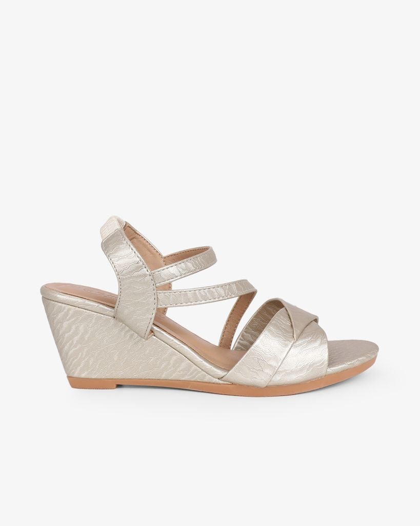 Sandal Đế Xuồng Hạnh Dung Quai Đắp Mảnh Chéo 6F HD02259AB