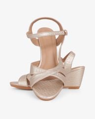 Sandal Đế Xuồng Hạnh Dung Nhiều Dây Nối Bên Vân Đá 6F HD02261AB