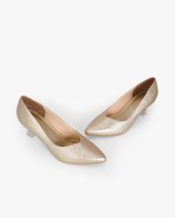 Giày Cao Gót Hạnh Dung Vân Đá Mũi Nhọn HD041069AD