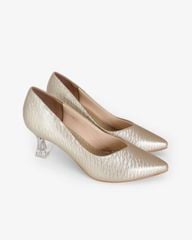 Giày Cao Gót Hạnh Dung Vân Đá Mũi Nhọn HD041069AD