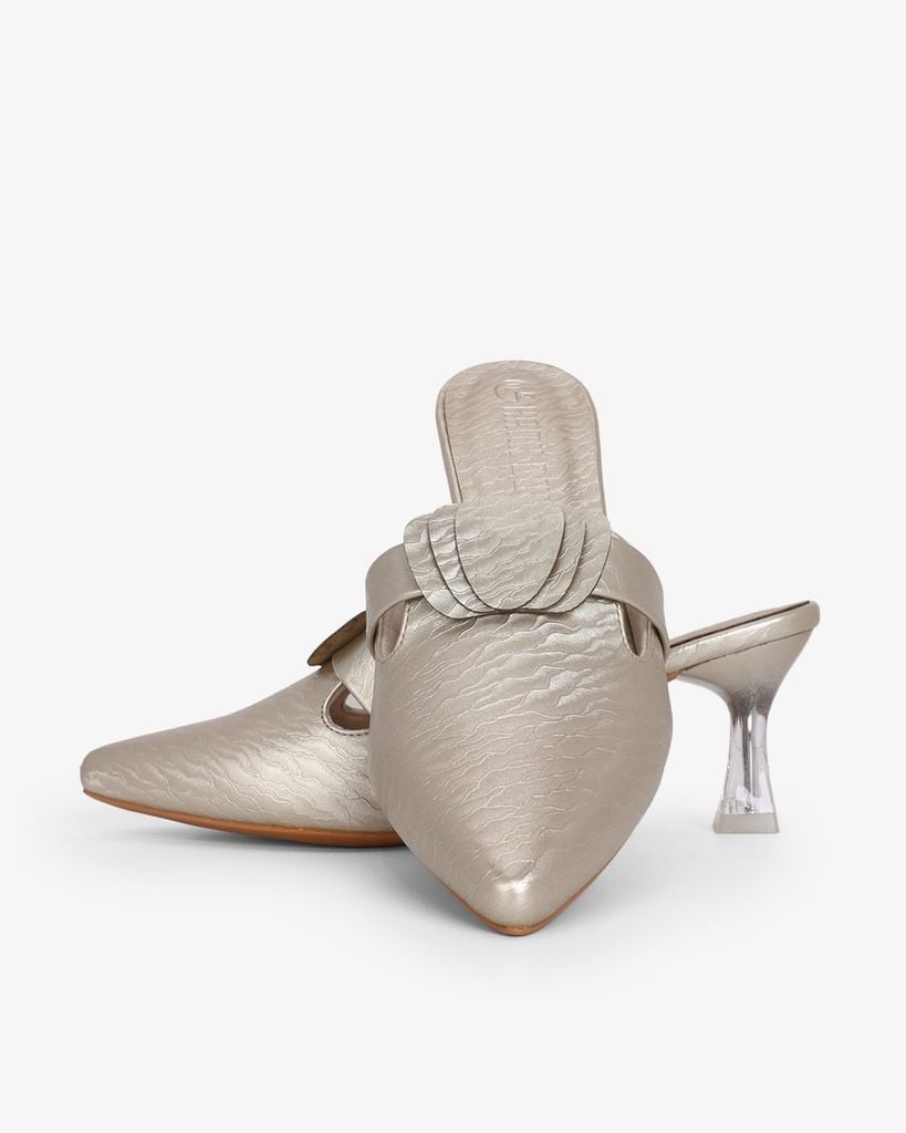 Dép Bít Mũi Hạnh Dung Dây Luồng Xếp HD041083AD