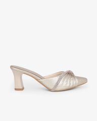 Dép Bít Mũi Hạnh Dung Quai Nơ Xoàn HD041100AD