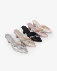 Dép Bít Mũi Hạnh Dung Quai Nơ Xoàn HD041100AD