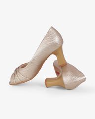 Giày Cao Gót Hạnh Dung Hở Mũi Xoàn Oval HD041106AD