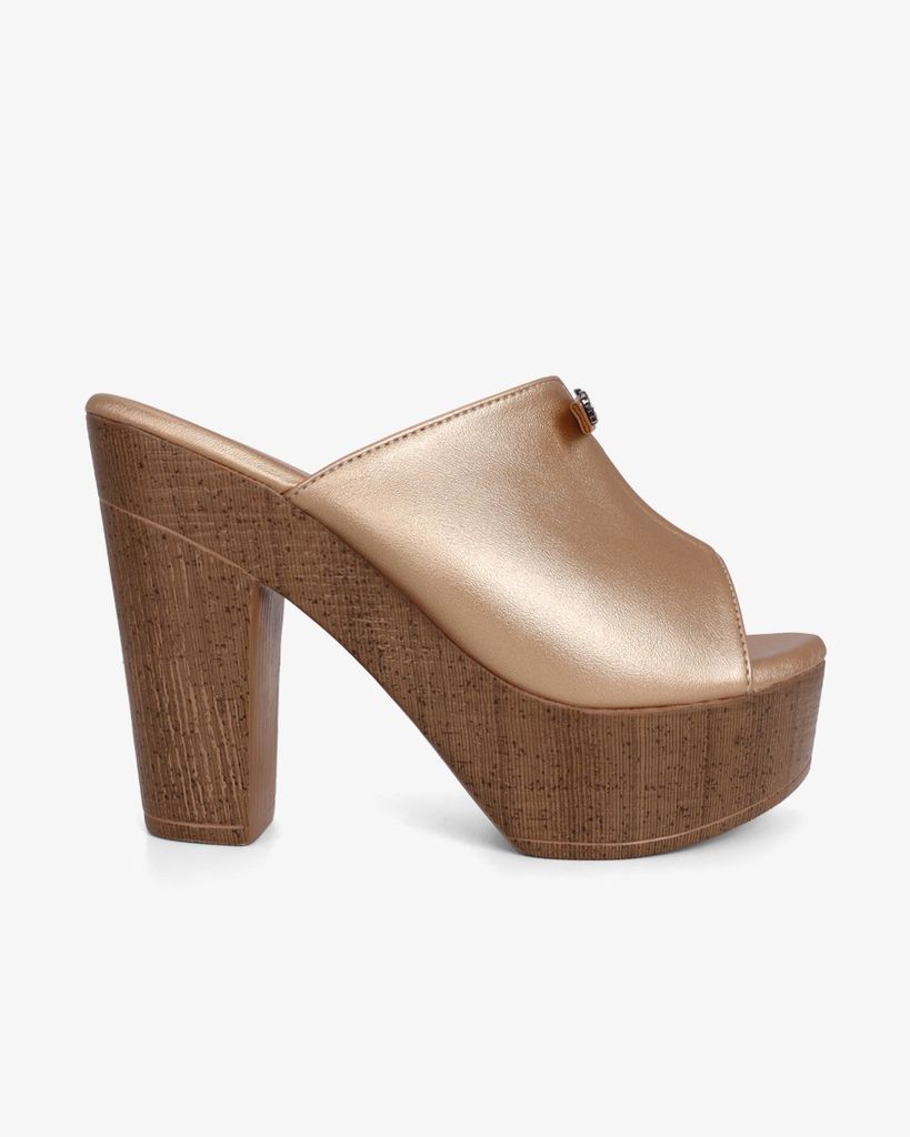 Dép Cao Gót Hạnh Dung Quai Cổ Tim Smile HD12297AM