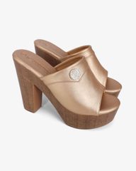 Dép Cao Gót Hạnh Dung Quai Bản Đắp HD12298AM