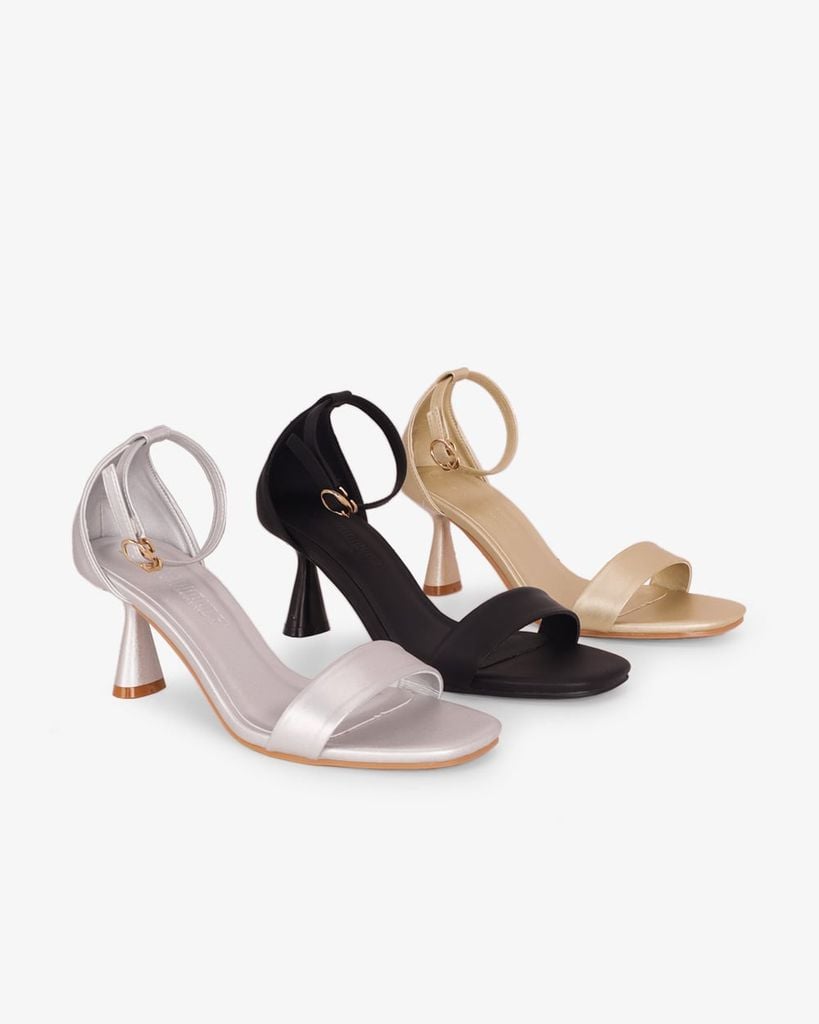 Sandal Hạnh Dung Cao Gót Quai Bít Cổ Chân HD29197AY