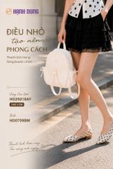 Giày Cao Gót Hạnh Dung Chấm Bi HD29218AY