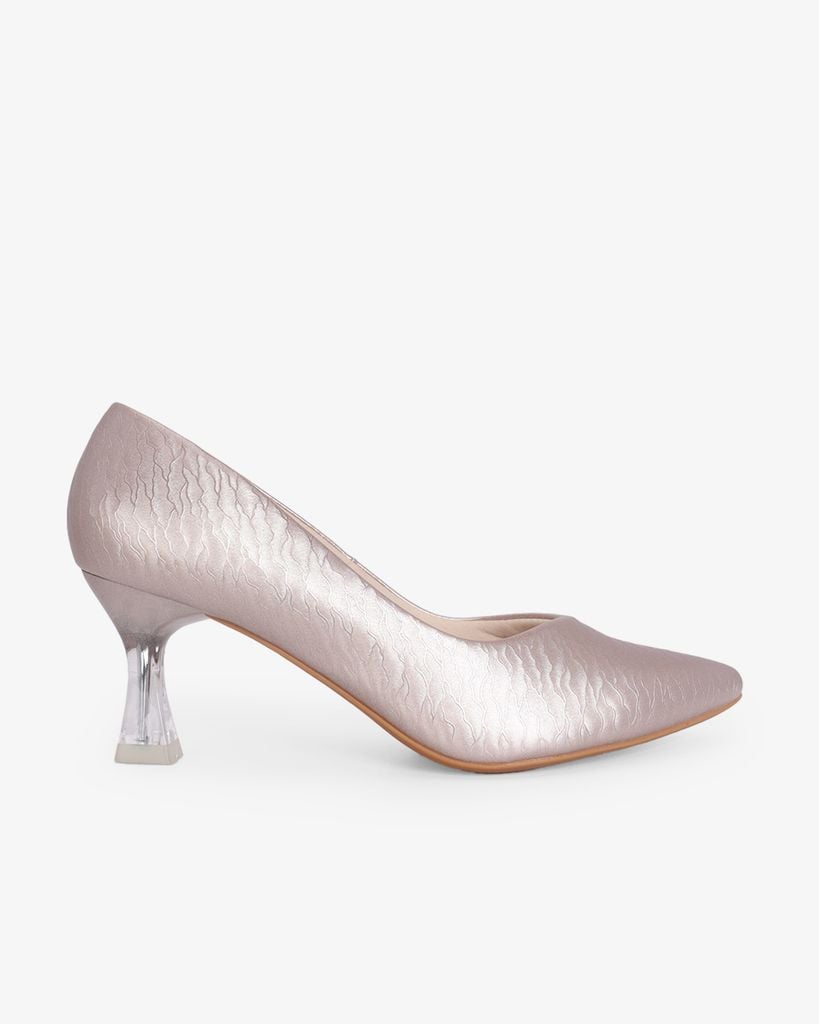 Giày Cao Gót Hạnh Dung Vân Đá Mũi Nhọn HD041069AD