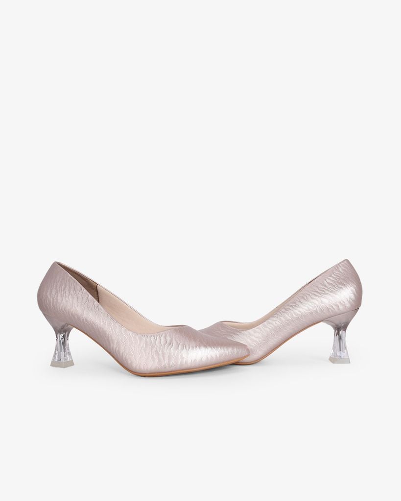 Giày Cao Gót Hạnh Dung Vân Đá Mũi Nhọn HD041069AD