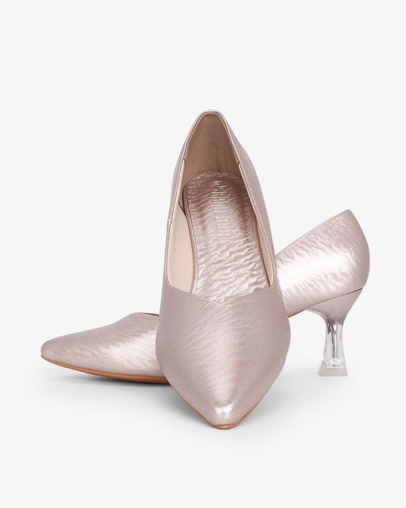 Giày Cao Gót Hạnh Dung Vân Đá Mũi Nhọn HD041069AD