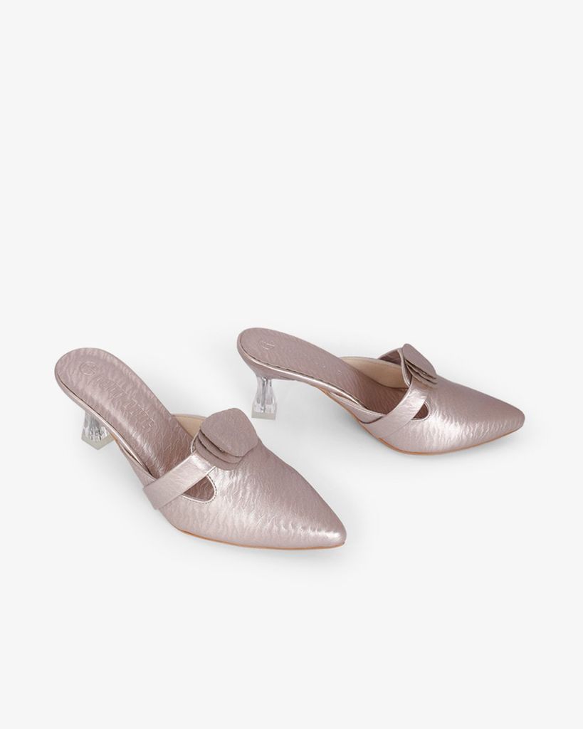 Dép Bít Mũi Hạnh Dung Dây Luồng Xếp HD041083AD