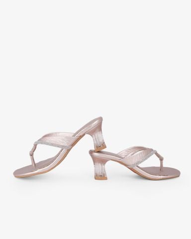 Dép Cao Gót Hạnh Dung Xỏ Ngón Xoàn Xoắn HD041099AD