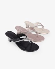 Dép Cao Gót Hạnh Dung Xỏ Ngón Xoàn Xoắn HD041099AD