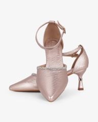 Giày Sandal Cao Gót Hạnh Dung Bít Mũi Quai Xoàn HD041107AD