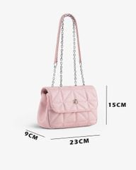 Túi Đeo Vai Hạnh Dung Phối Xích Đôi HD0712BM