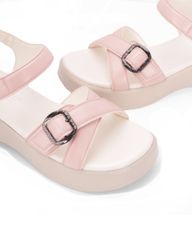 Sandal Đế Xuồng Hạnh Dung Quai Đan Chéo Khóa HD11171AV