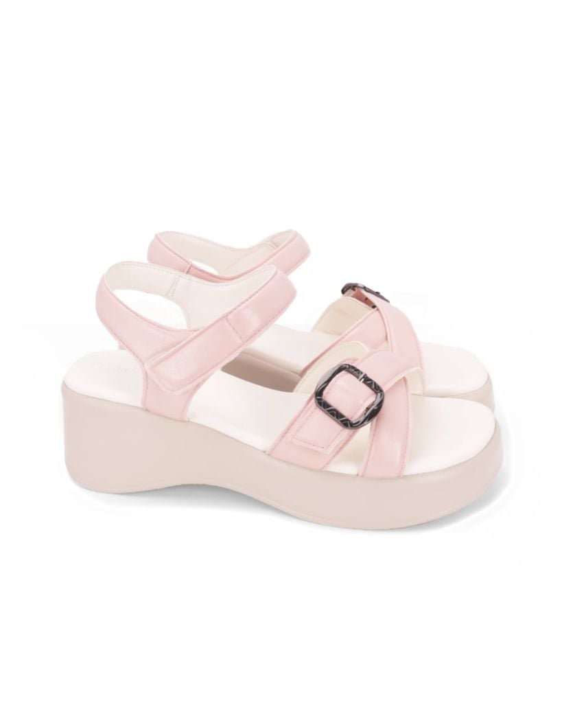 Sandal Đế Xuồng Hạnh Dung Quai Đan Chéo Khóa HD11171AV