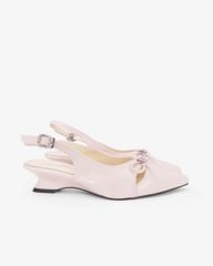 Sandal Cao Gót Nơ Đính Hạt HD1704AI