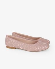 Giày Búp Bê Hạnh Dung Họa Tiết Nơ Giáng Sinh HD29202AY