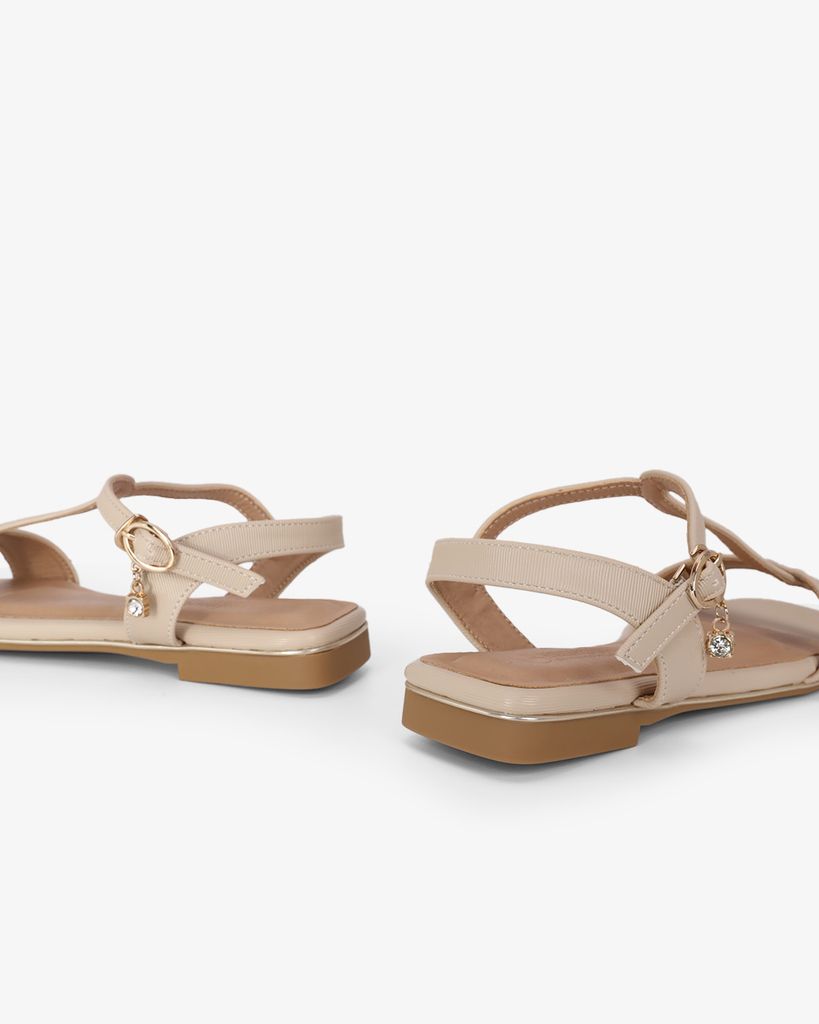 Sandal Xẹp Hạnh Dung Bản Luồn HD02236AB