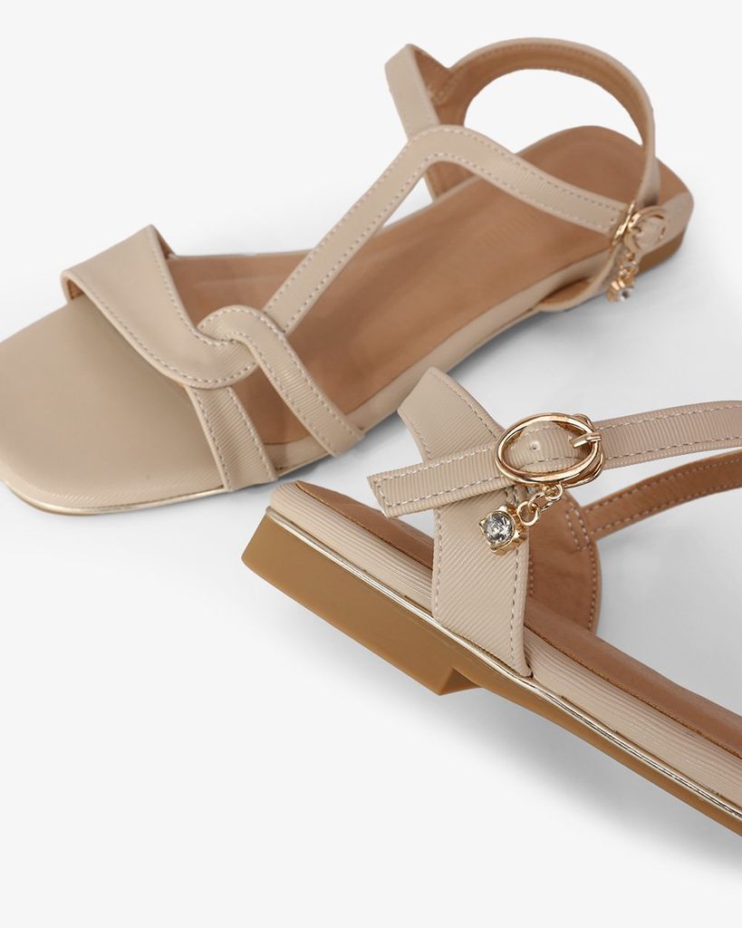 Sandal Xẹp Hạnh Dung Bản Luồn HD02236AB