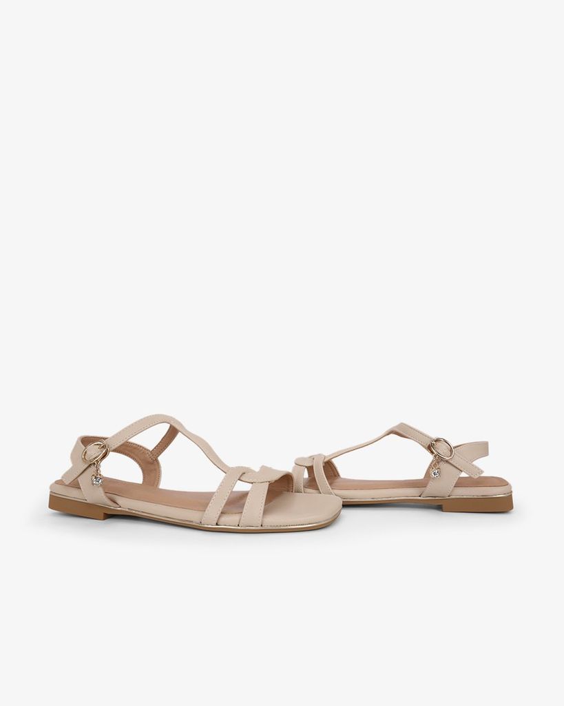 Sandal Xẹp Hạnh Dung Bản Luồn HD02236AB