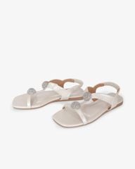 Sandal Xẹp Hạnh Dung Quai I Hạt Tròn HD02244AB