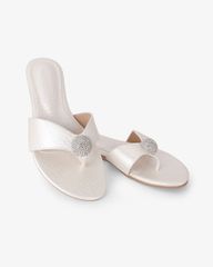 Dép Xẹp Hạnh Dung Quai Kẹp Khóa Tròn HD02247AB