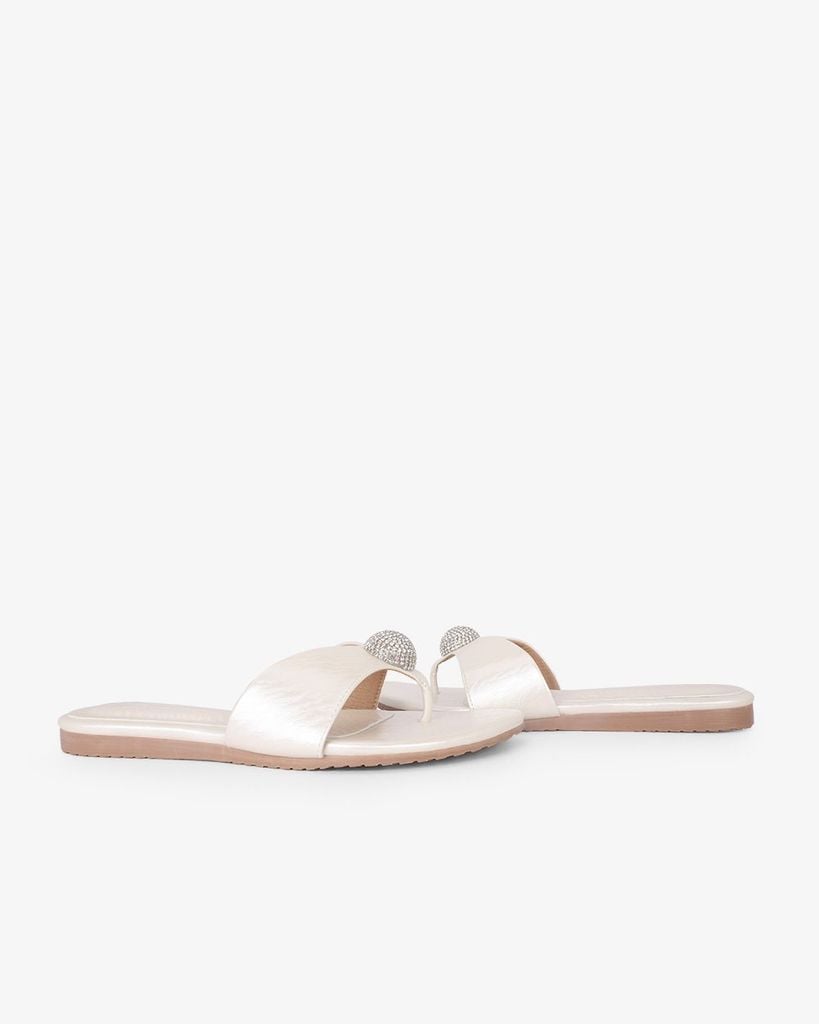 Dép Xẹp Hạnh Dung Quai Kẹp Khóa Tròn HD02247AB