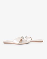 Dép Xẹp Hạnh Dung Quai Kẹp Khóa Tròn HD02247AB