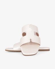 Dép Xẹp Hạnh Dung Quai Chữ H Vân Lụa HD02248AB