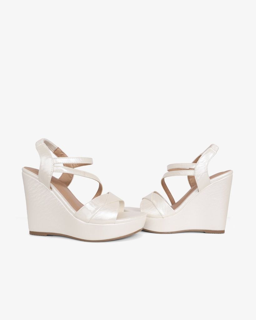 Sandal Đế Xuồng Hạnh Dung Quai Chéo Mảnh 12cm HD02250AB