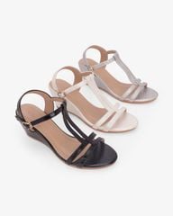 Sandal Đế Xuồng Hạnh Dung Quai T Đôi HD02254AB