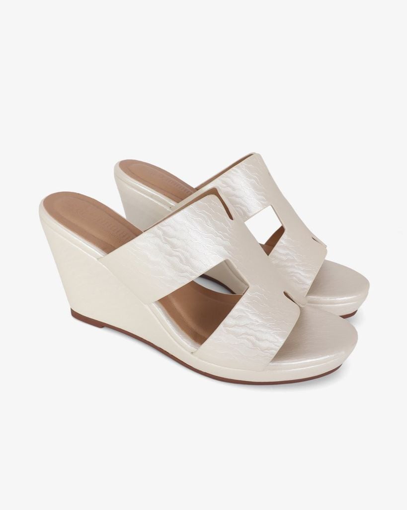 Dép Đế Xuồng Hạnh Dung Quai Chữ H 9cm HD02256AB