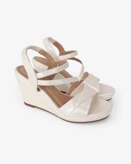 Sandal Đế Xuồng Hạnh Dung Quai Đắp Mảnh Chéo 9F HD02258AB