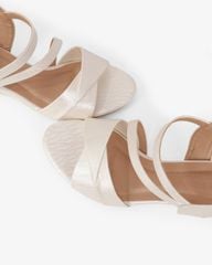 Sandal Đế Xuồng Hạnh Dung Quai Đắp Mảnh Chéo 6F HD02259AB