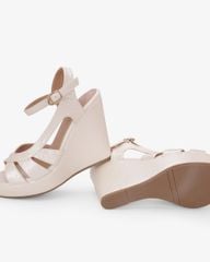 Sandal Đế Xuồng Hạnh Dung Nhiều Dây Nối Bên 12f HD02262AB
