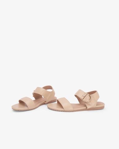Sandal Đế Xẹp Hạnh Dung Quai Hậu Khóa Ngọc HD02263AB