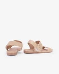 Sandal Đế Xẹp Hạnh Dung Quai Hậu Khóa Ngọc HD02263AB