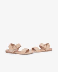 Sandal Đế Xẹp Hạnh Dung Quai Hậu Khóa Ngọc HD02263AB