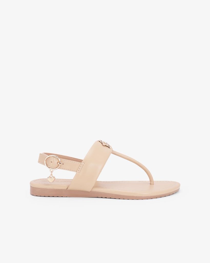 Sandal Đế Xẹp Hạnh Dung Kẹp Hoa Đính Đá HD02267AB