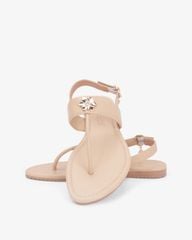 Sandal Đế Xẹp Hạnh Dung Kẹp Hoa Đính Đá HD02267AB