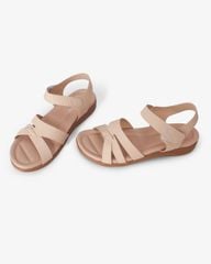 Sandal Đế Xuồng Hạnh Dung Quai Chéo Sọc Vân HD0315AC