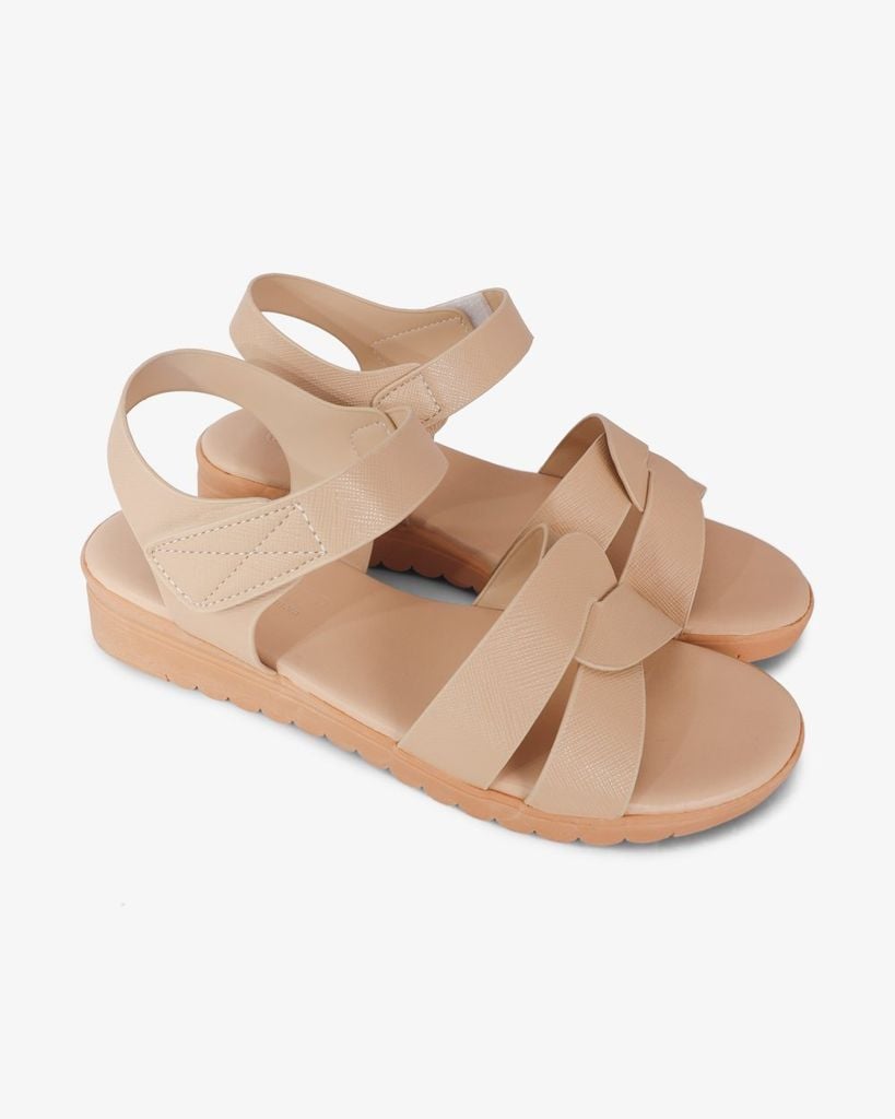 Sandal Xẹp Hạnh Dung Quai Đan Chéo HD0319AC
