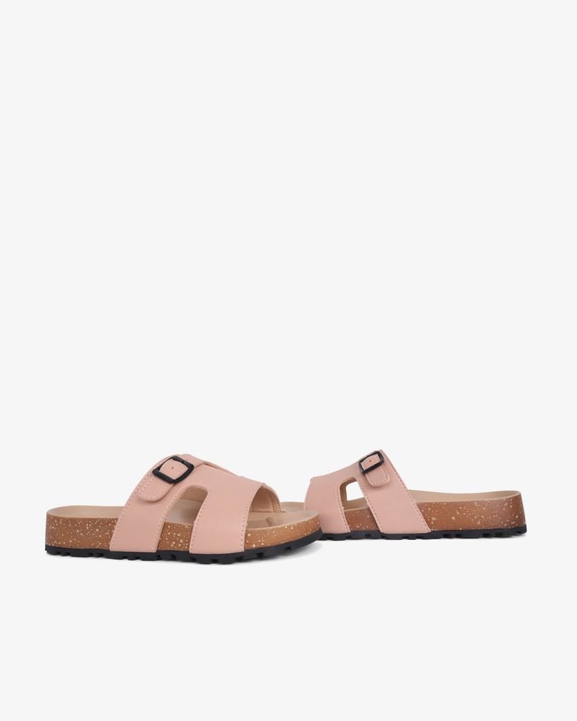 Dép Xẹp Hạnh Dung Quai Ôm Khóa Nịt HD0322AC