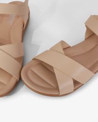 Sandal Xuồng Quai Đắp Chéo Trơn HD0324AC
