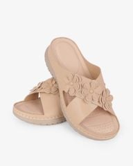 Dép Đế Xuồng Hạnh Dung Quai Đan Chéo Đính Hoa HD0327AC